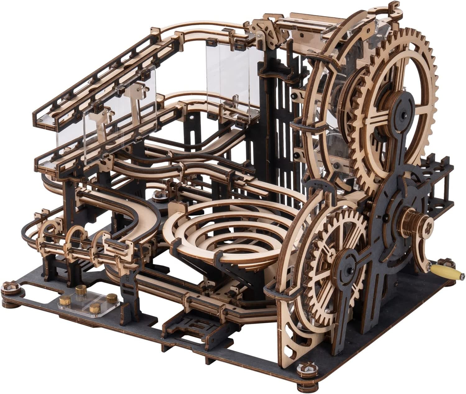 Marble Night City 3D Wooden Marble Run Kit